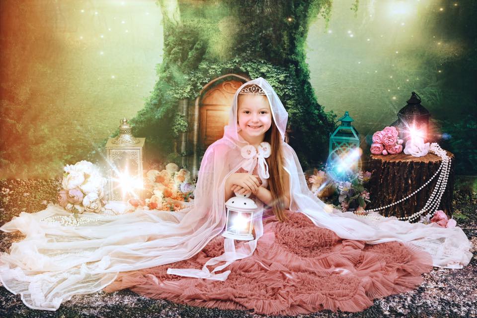 Kate Spirit Fairy Tree House Forest Children Backdrop for Photography Designed by JFCC - Image 10
