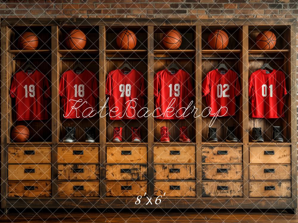 Kate Sports Basketball Locker Room Backdrop Designed by Patty Robert - Image 3