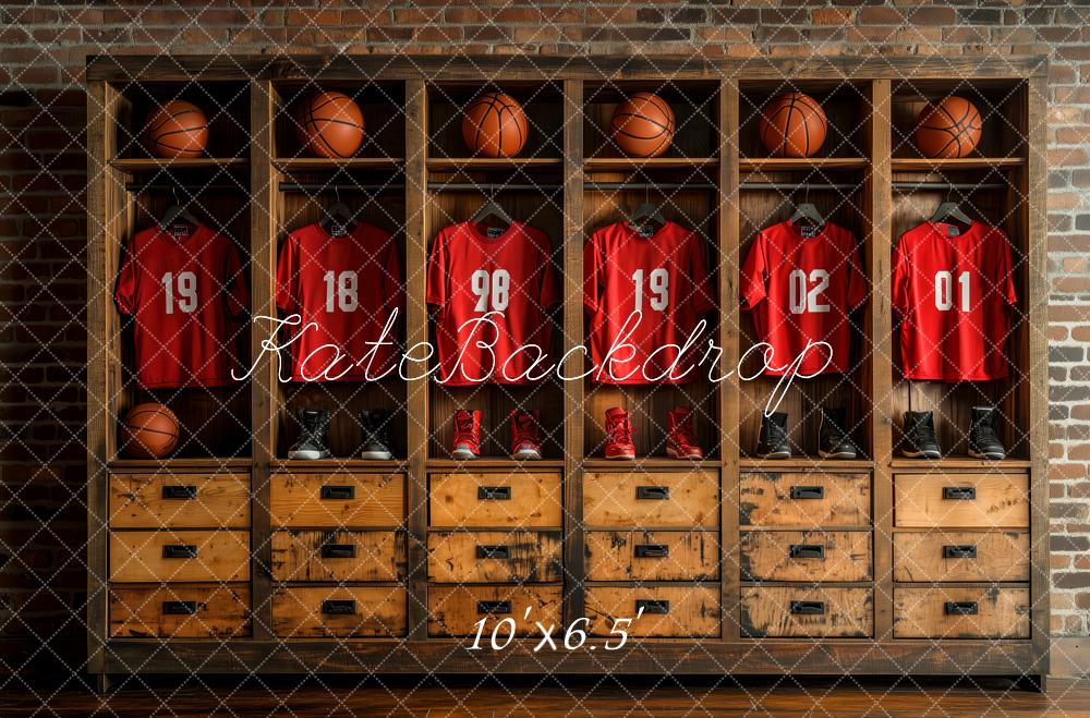 Kate Sports Basketball Locker Room Backdrop Designed by Patty Robert - Image 4