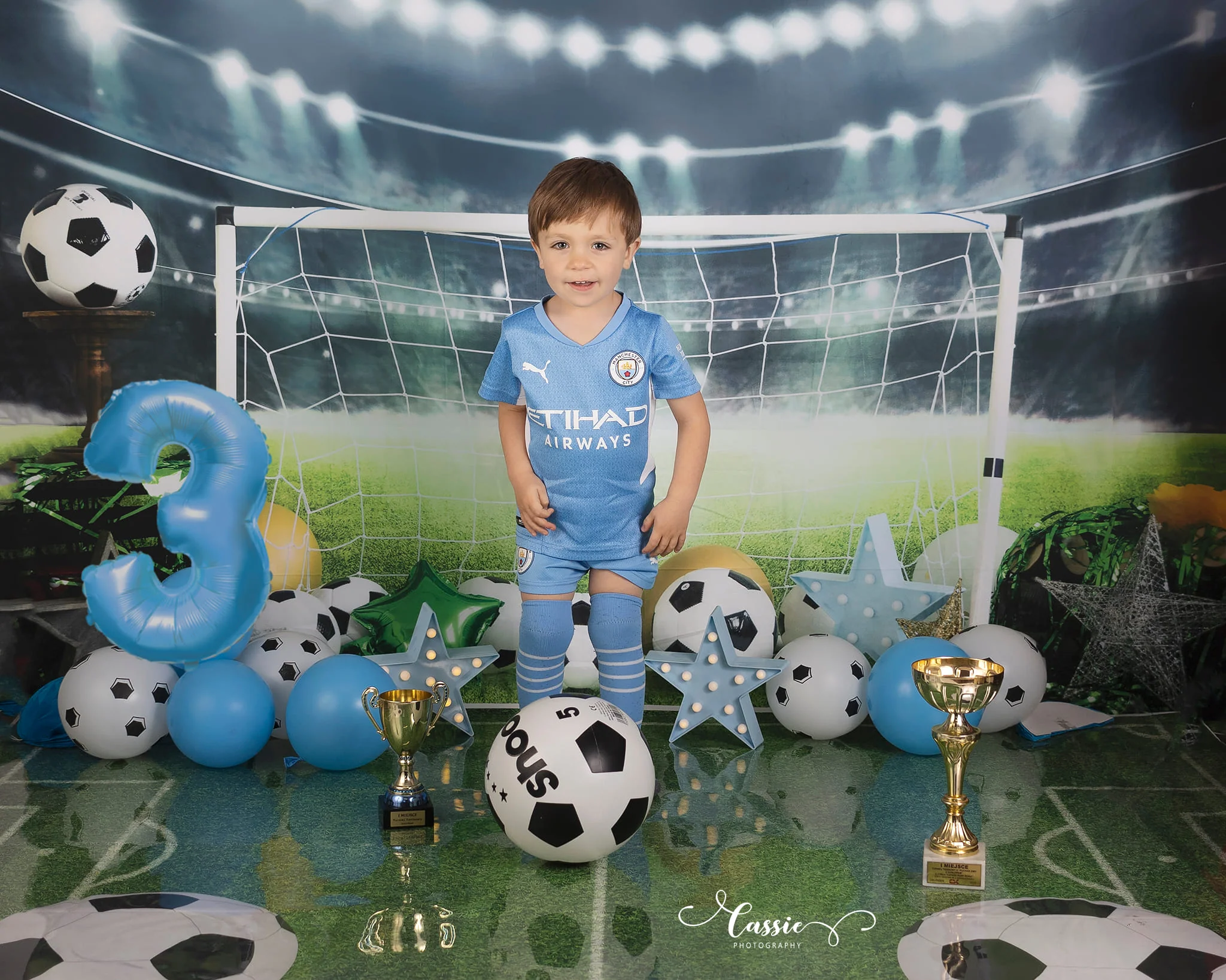 Kate Sports Football Children Backdrop for Photography - Image 3
