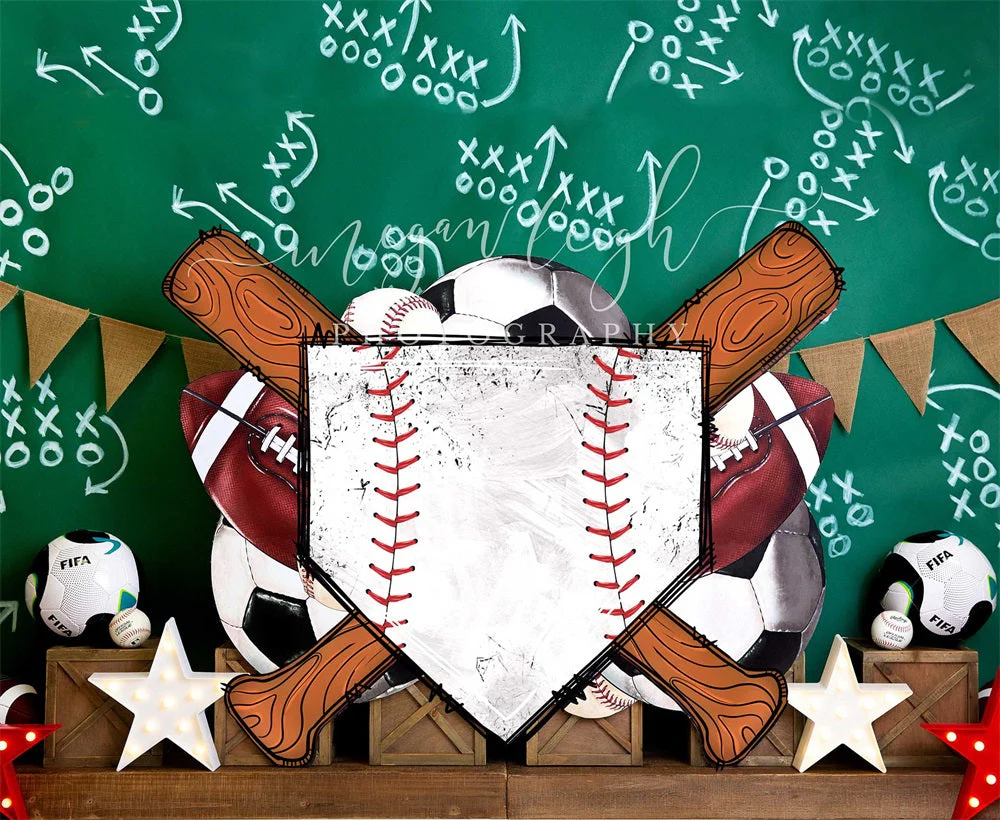Kate Sports Strategy Chalkboard Backdrop Designed by Megan Leigh Photography - Image 7