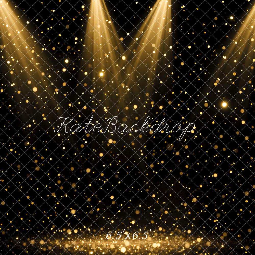 Kate Spotlight Gold Bokeh Black Backdrop Designed by Mini MakeBelieve - Image 2