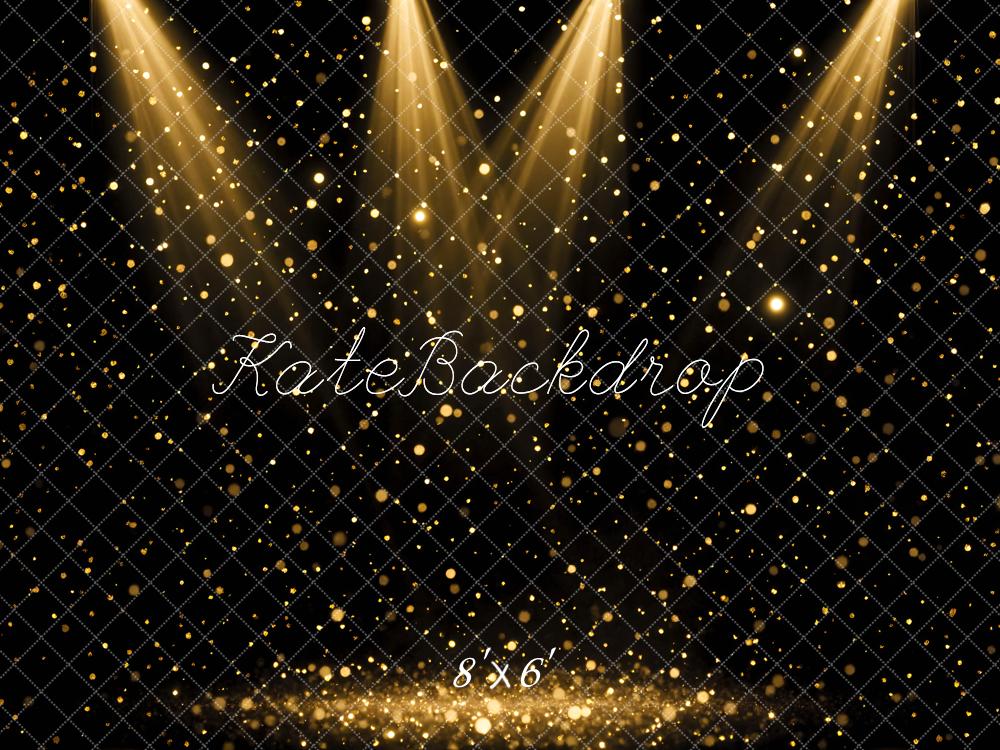 Kate Spotlight Gold Bokeh Black Backdrop Designed by Mini MakeBelieve - Image 3