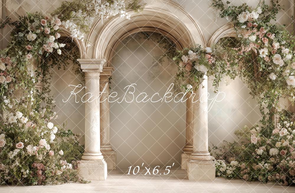 Kate Spring Arch Columns Backdrop Designed by Angela Marie Photography - Image 4