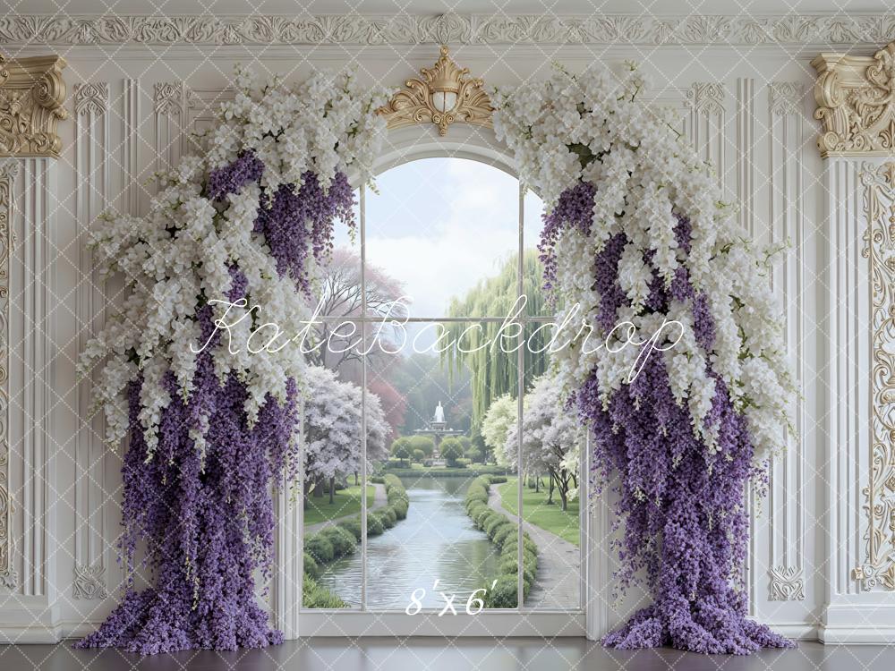 Kate Spring Arch Ornate Window Garden Backdrop Designed by Mini MakeBelieve - Image 3