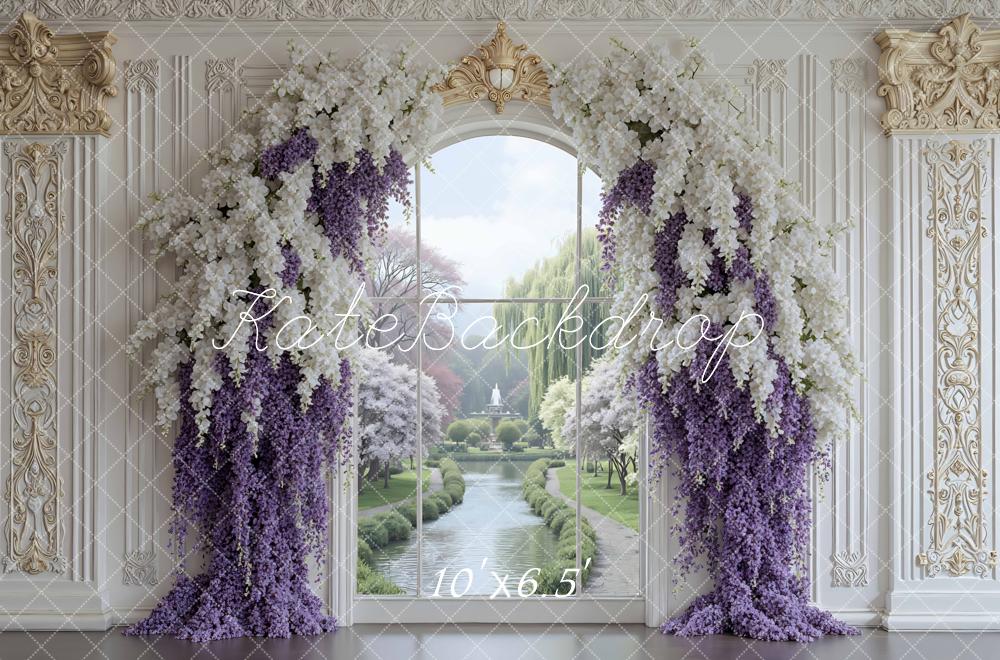 Kate Spring Arch Ornate Window Garden Backdrop Designed by Mini MakeBelieve - Image 4