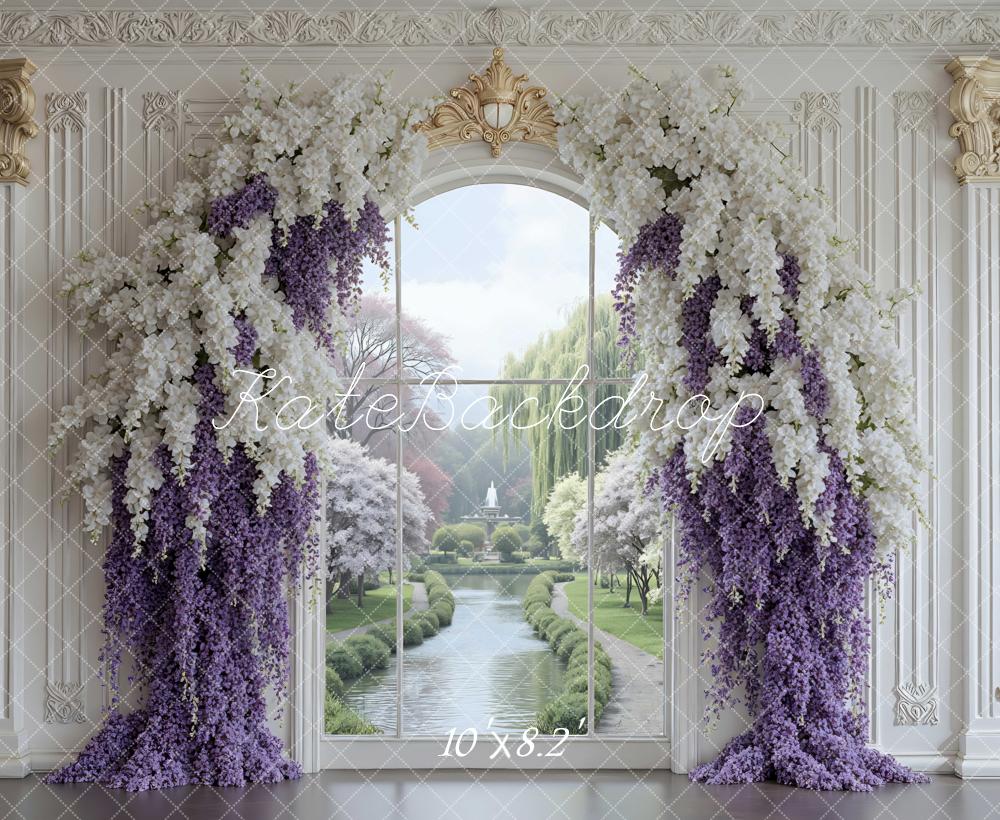 Kate Spring Arch Ornate Window Garden Backdrop Designed by Mini MakeBelieve - Image 6