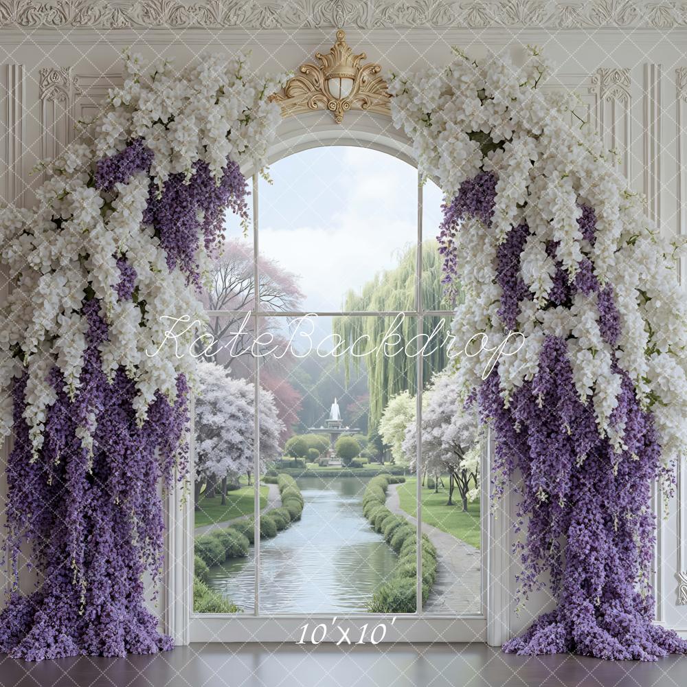 Kate Spring Arch Ornate Window Garden Backdrop Designed by Mini MakeBelieve - Image 7