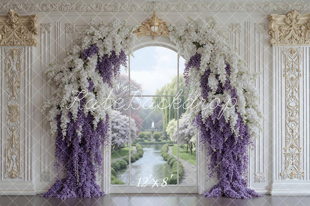 Kate Spring Arch Ornate Window Garden Backdrop Designed by Mini MakeBelieve - Image 8
