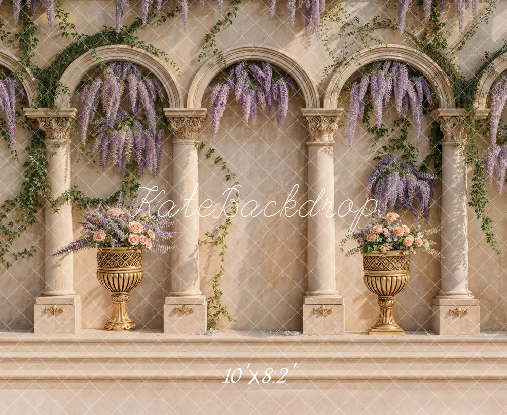 Kate Spring Arch Wisteria Classical Backdrop Designed by Emetselch - Image 6
