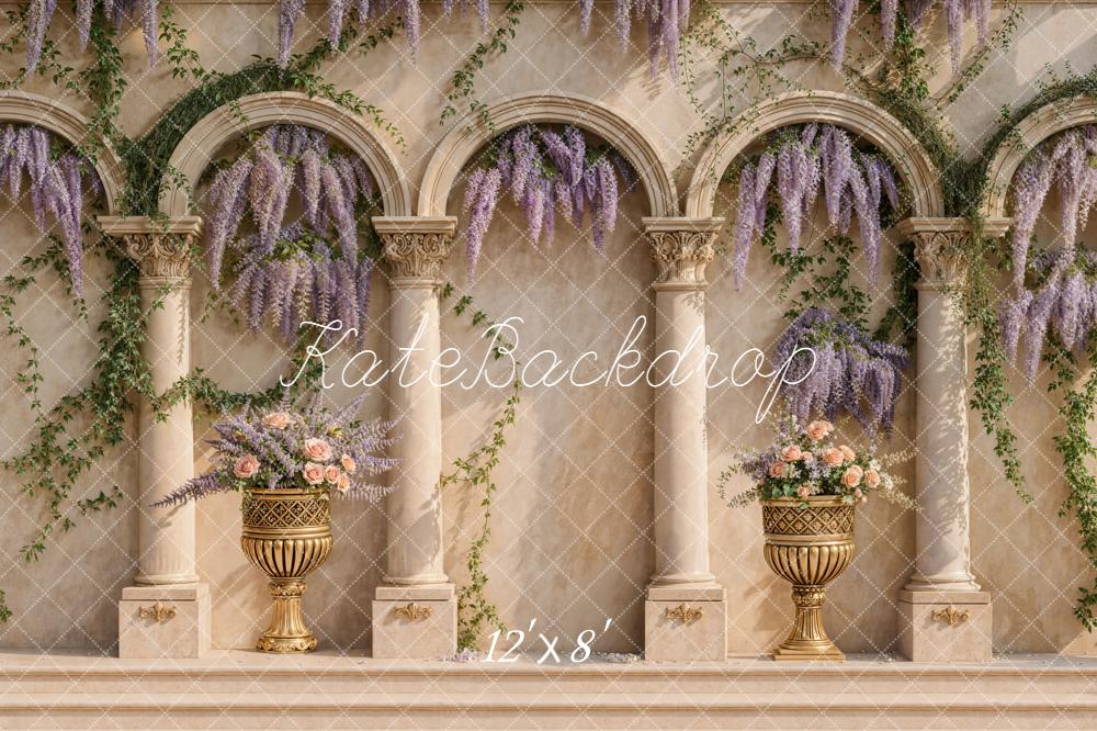 Kate Spring Arch Wisteria Classical Backdrop Designed by Emetselch - Image 8