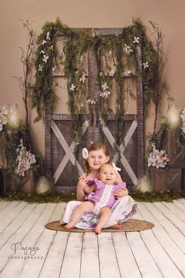 Kate Spring Barn Door Manor Backdrop Designed by Megan Leigh Photography - Image 11