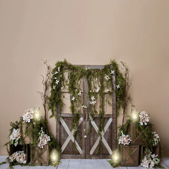 Kate Spring Barn Door Manor Backdrop Designed by Megan Leigh Photography - Image 12