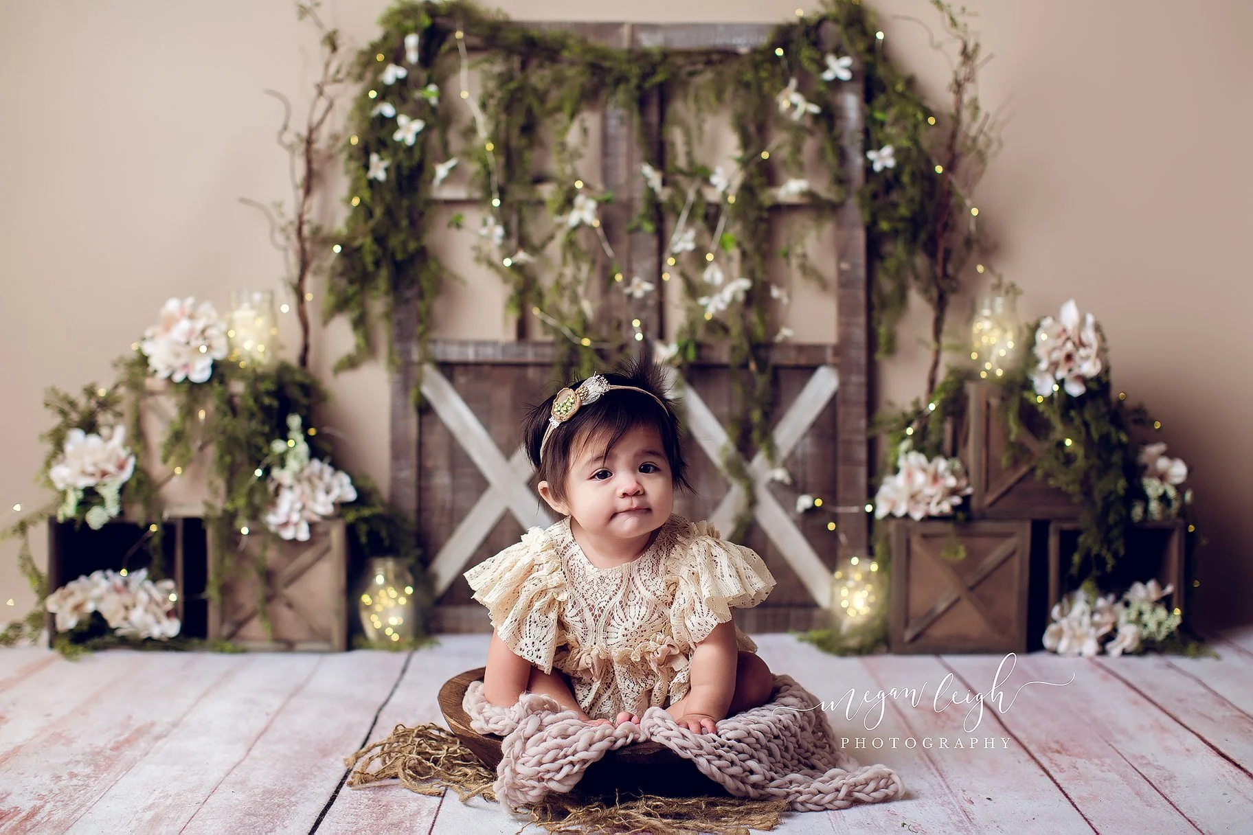 Kate Spring Barn Door Manor Backdrop Designed by Megan Leigh Photography - Image 3
