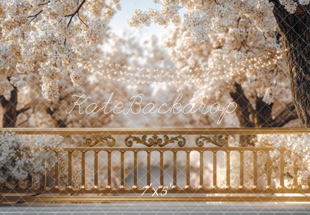 Kate Spring Blossom Balcony Backdrop Designed by Mini MakeBelieve - Image 2