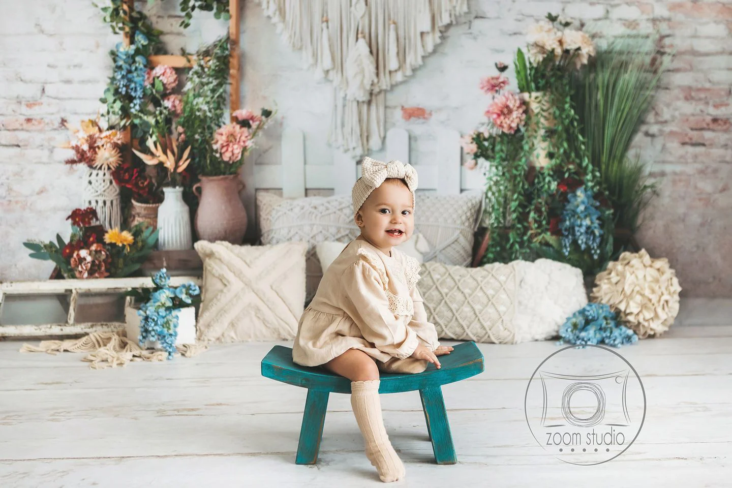 Kate Spring Boho Flower Backdrop Designed by Emetselch - Image 3
