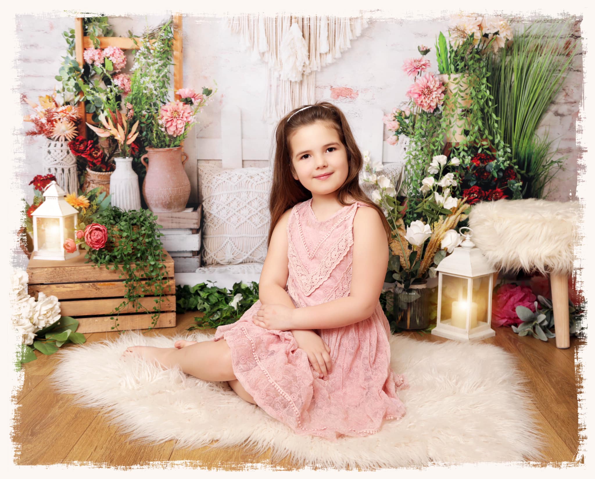Kate Spring Boho Flower Backdrop Designed by Emetselch - Image 5