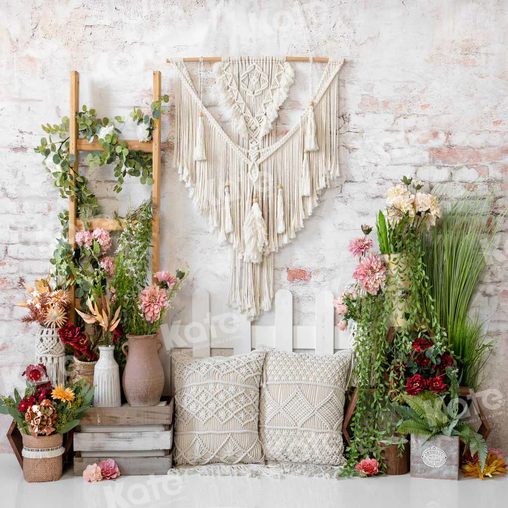 Kate Spring Boho Flower Backdrop Designed by Emetselch - Image 6
