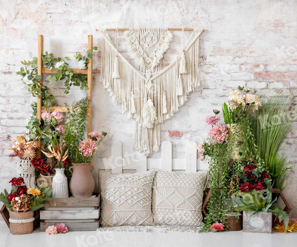 Kate Spring Boho Flower Backdrop Designed by Emetselch - Image 7