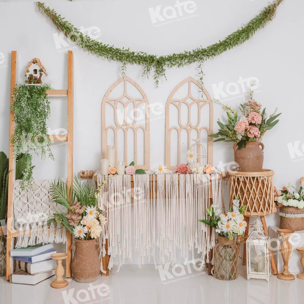 Kate Spring Boho Hawaiian Style Backdrop Designed by Emetselch - Image 2
