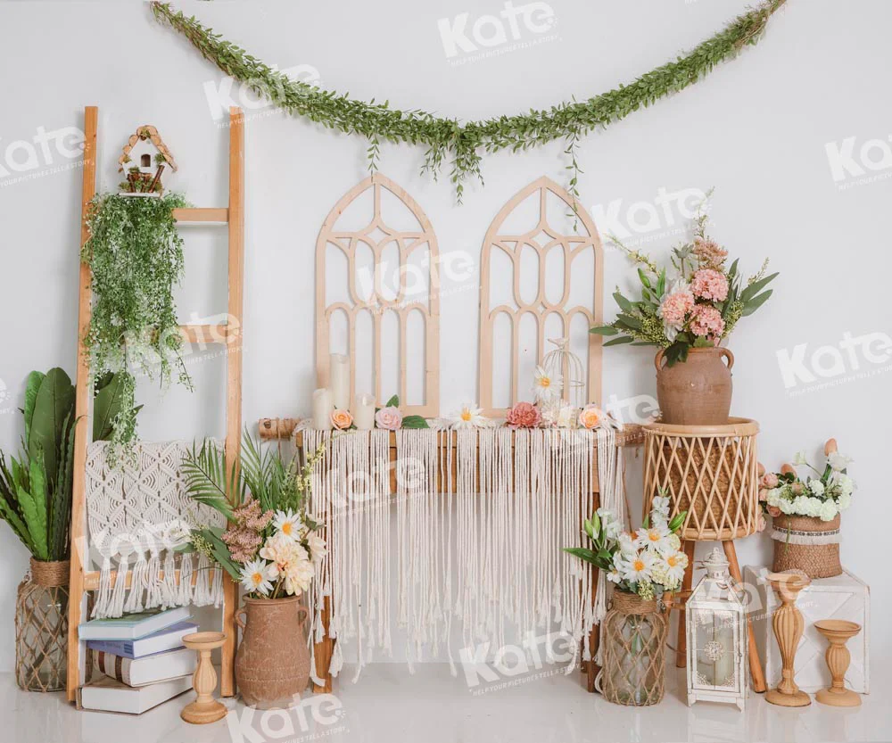 Kate Spring Boho Hawaiian Style Backdrop Designed by Emetselch - Image 3