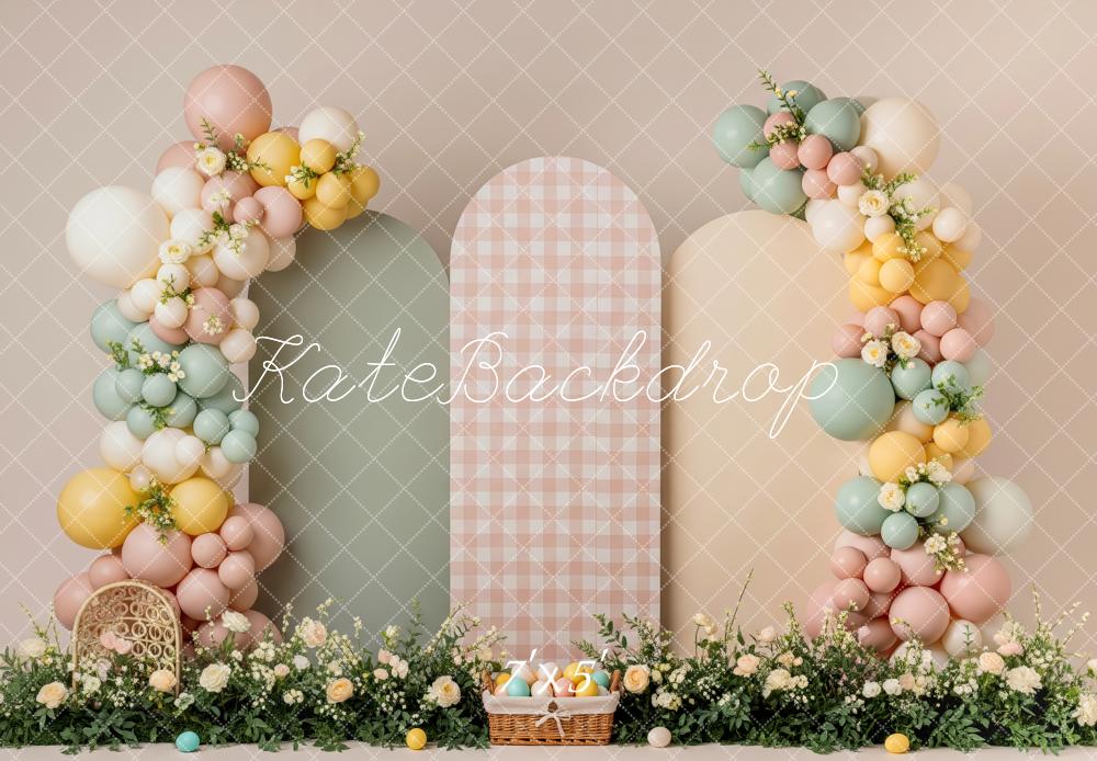 Kate Spring Cake Smash Balloons Backdrop Designed by Patty Robert