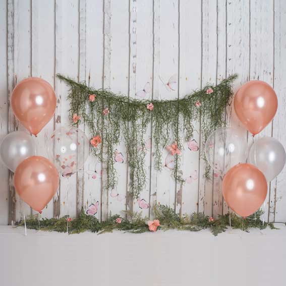 Kate Spring Children Cake Smash Balloons Backdrop Designed By Rose Abbas - Image 2