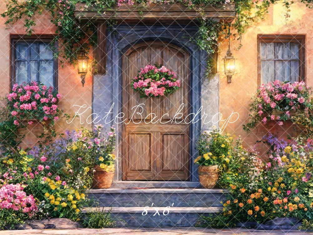 Kate Spring Doorway Flowers Backdrop Designed by Emetselch - Image 3