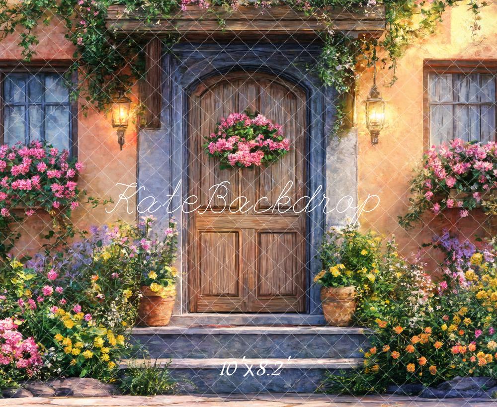 Kate Spring Doorway Flowers Backdrop Designed by Emetselch - Image 5