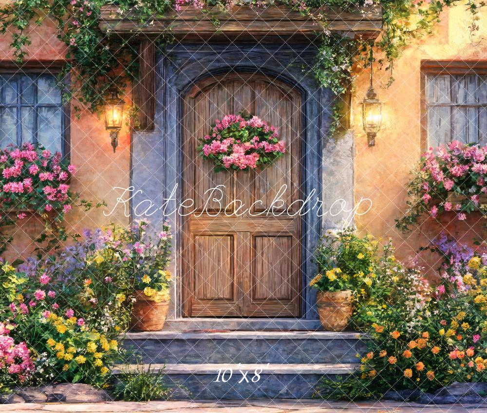 Kate Spring Doorway Flowers Backdrop Designed by Emetselch - Image 6