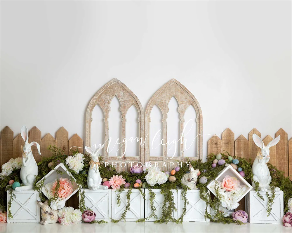 Kate Spring/Easter Bunny Garden Backdrop Designed by Megan Leigh Photography - Image 3
