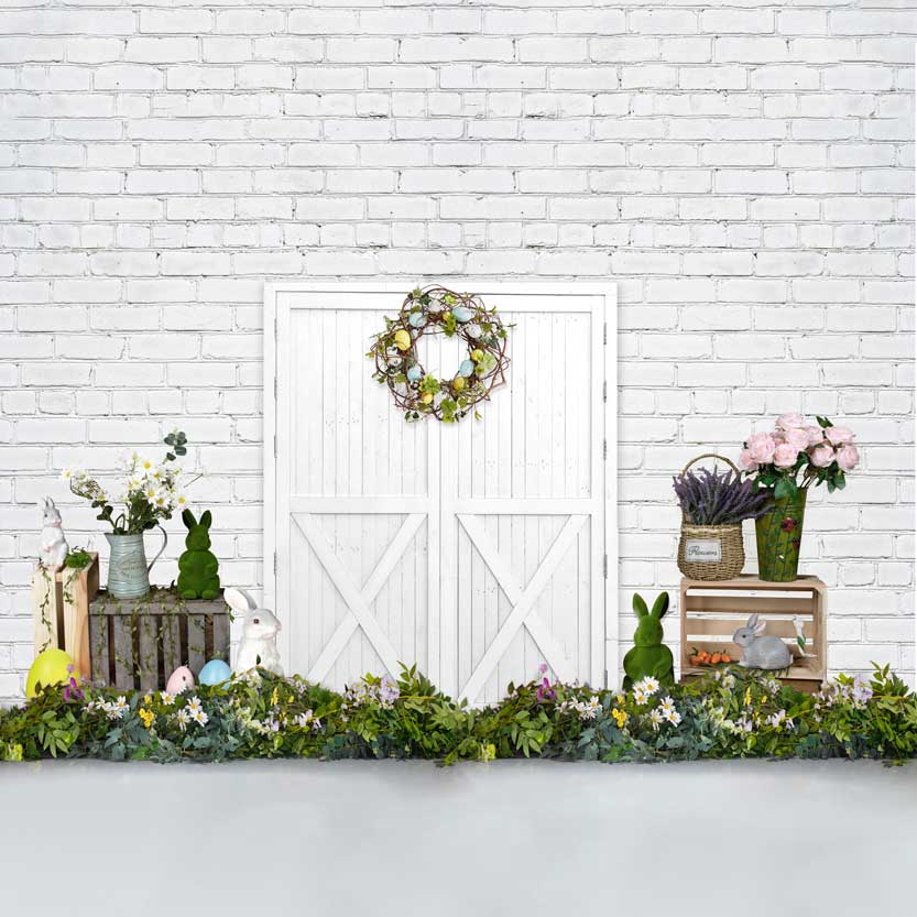 Kate Spring\Easter Decorations Barn Door Backdrop Designed By Victoria - Image 2