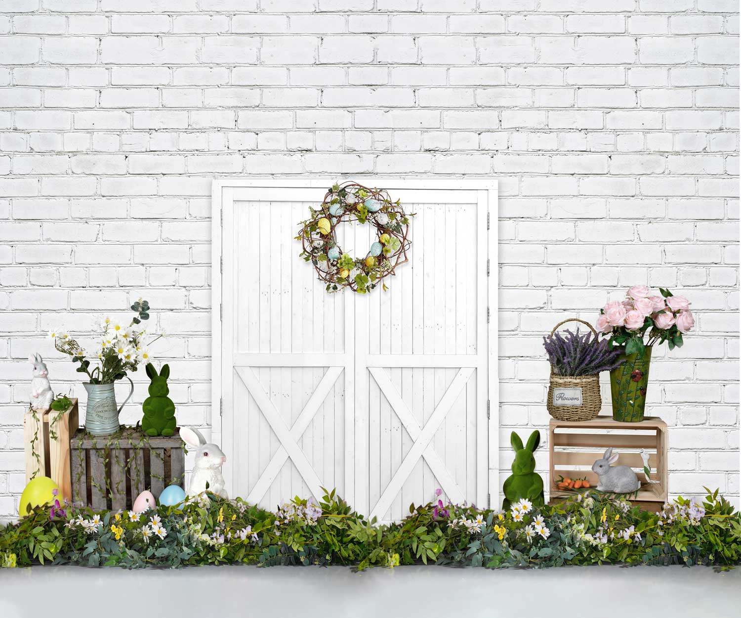 Kate Spring\Easter Decorations Barn Door Backdrop Designed By Victoria - Image 3