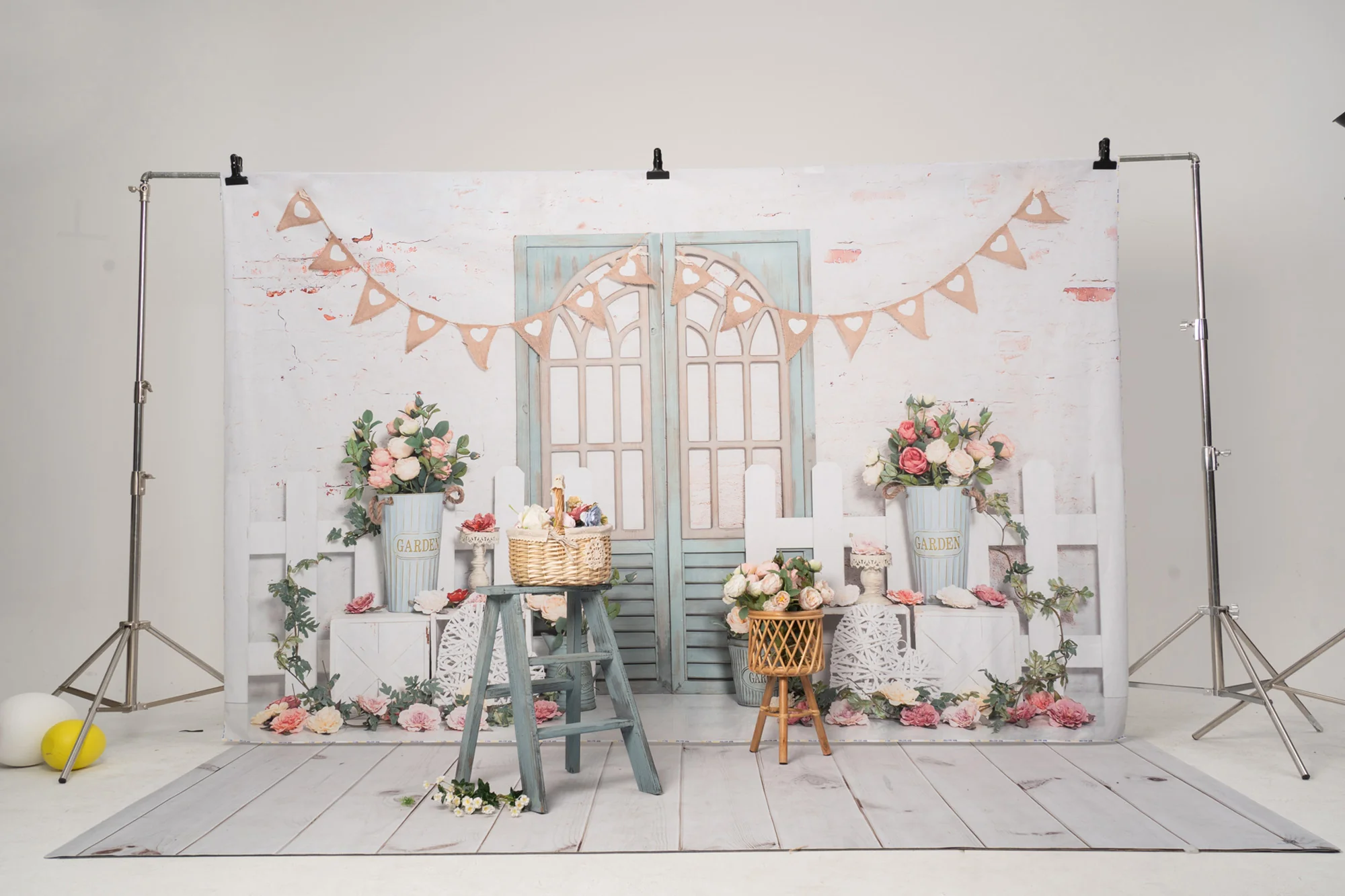Kate Spring/Easter Flowers Backdrop Designed by Emetselch - Image 4