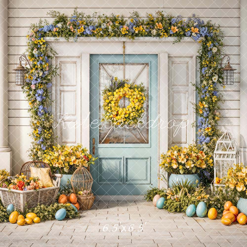 Kate Spring/Easter Flowers White Wall Backdrop Designed by Chain Photography - Image 4