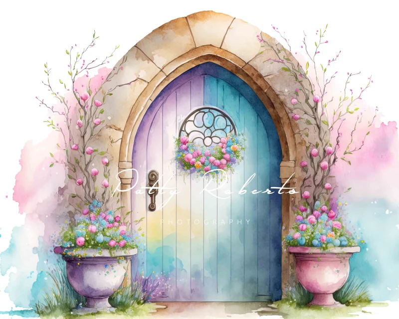 Kate Spring Enchanted Door Backdrop Designed by Patty Robert - Image 3