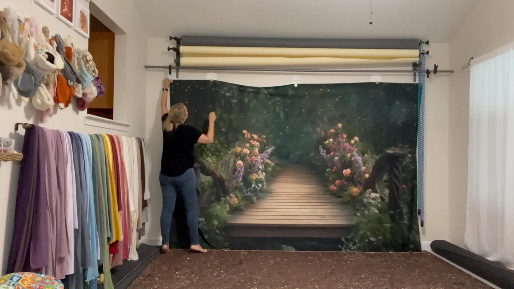 Kate Spring Fairy Bridge Painterly Backdrop Designed by Mini MakeBelieve - Image 4