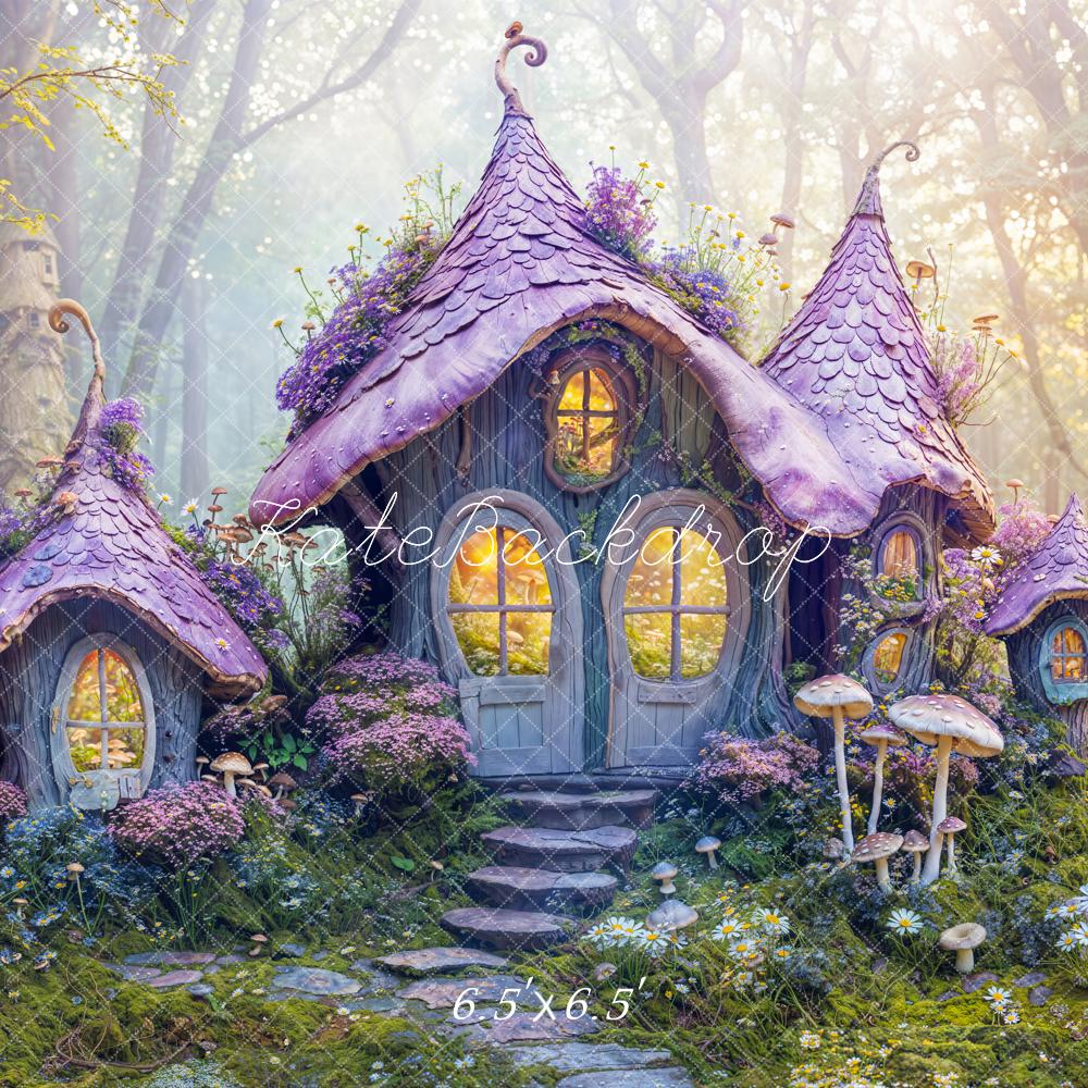 Kate Spring Fairy Forest Cottage Backdrop Designed by Emetselch - Image 2