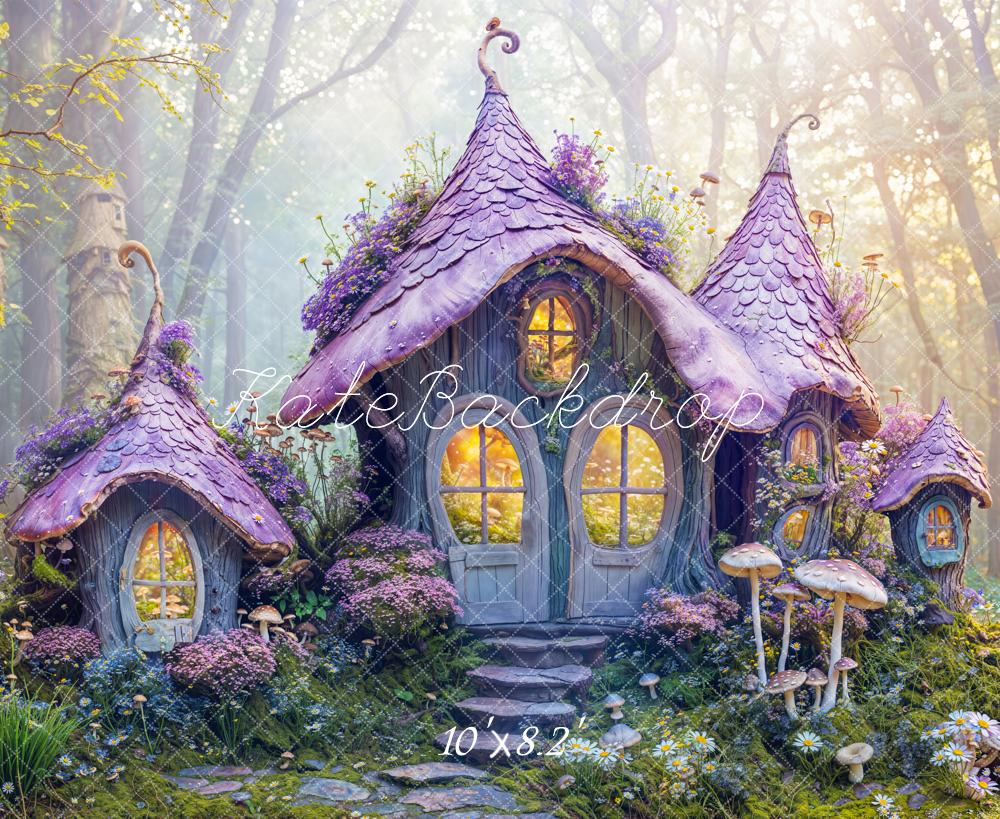 Kate Spring Fairy Forest Cottage Backdrop Designed by Emetselch - Image 5