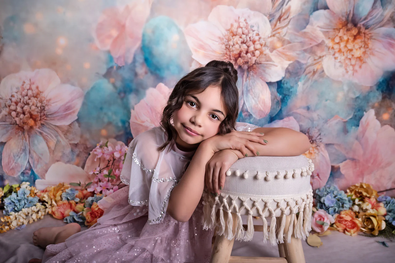 Kate Spring Fine Art Blooming Flower Backdrop for Photography - Image 4