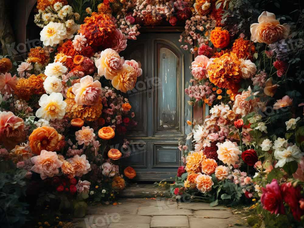 Kate Spring Fine Art Flower Arch Door Backdrop Designed by Chain Photography - Image 6
