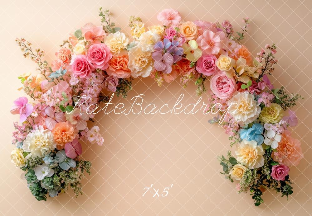 Kate Spring Flower Arch Pastel Backdrop Designed by Patty Robert - Image 2