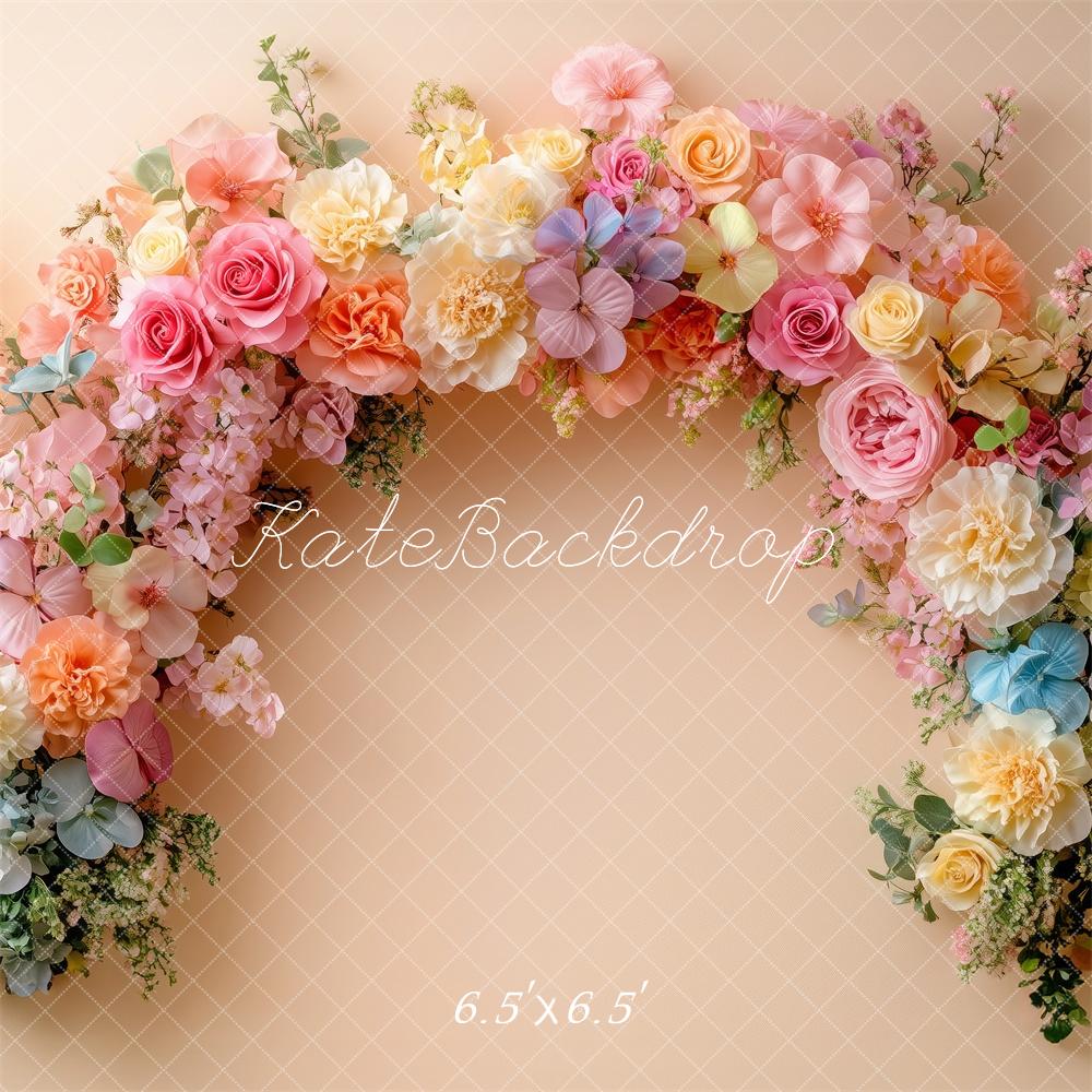 Kate Spring Flower Arch Pastel Backdrop Designed by Patty Robert - Image 3