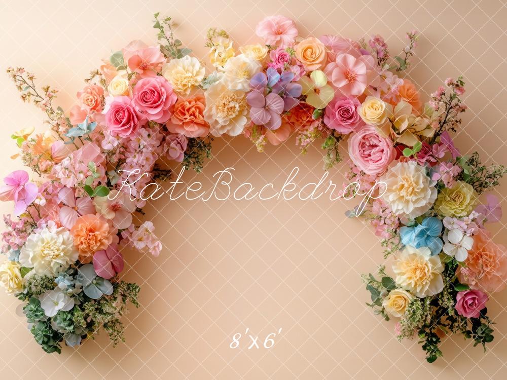 Kate Spring Flower Arch Pastel Backdrop Designed by Patty Robert - Image 4