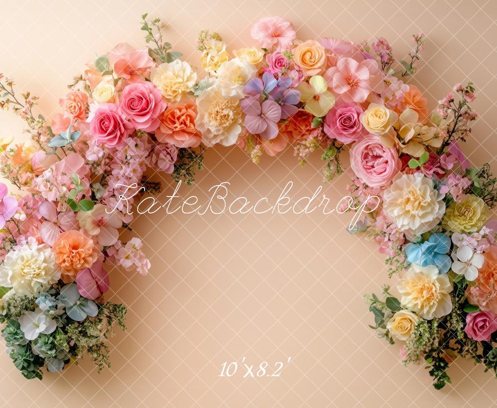Kate Spring Flower Arch Pastel Backdrop Designed by Patty Robert - Image 6