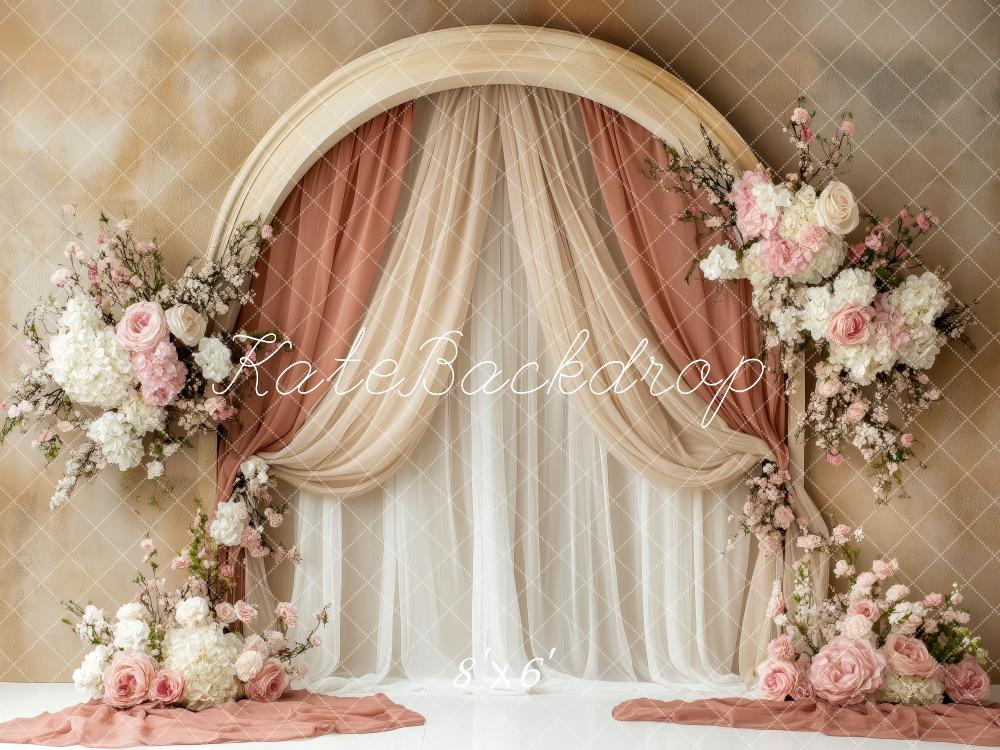 Kate Spring Floral Arch Elegant Curtains Backdrop Designed by Patty Robert - Image 3