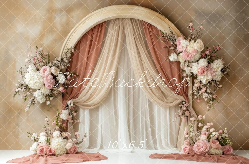 Kate Spring Floral Arch Elegant Curtains Backdrop Designed by Patty Robert - Image 4