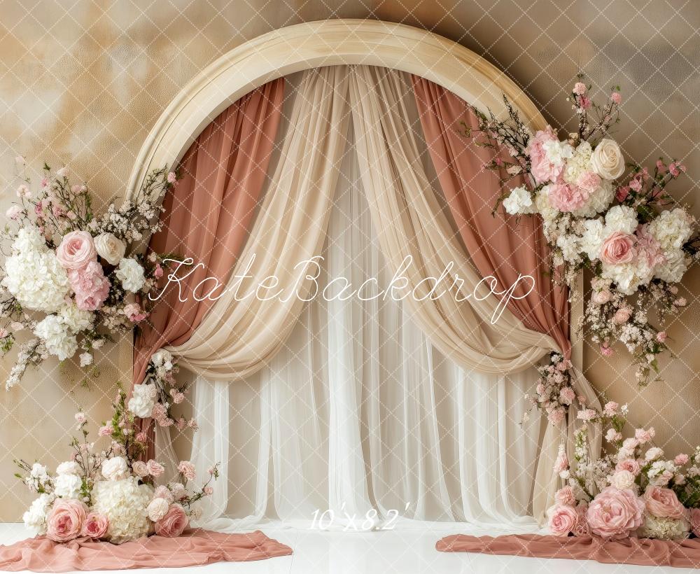 Kate Spring Floral Arch Elegant Curtains Backdrop Designed by Patty Robert - Image 5