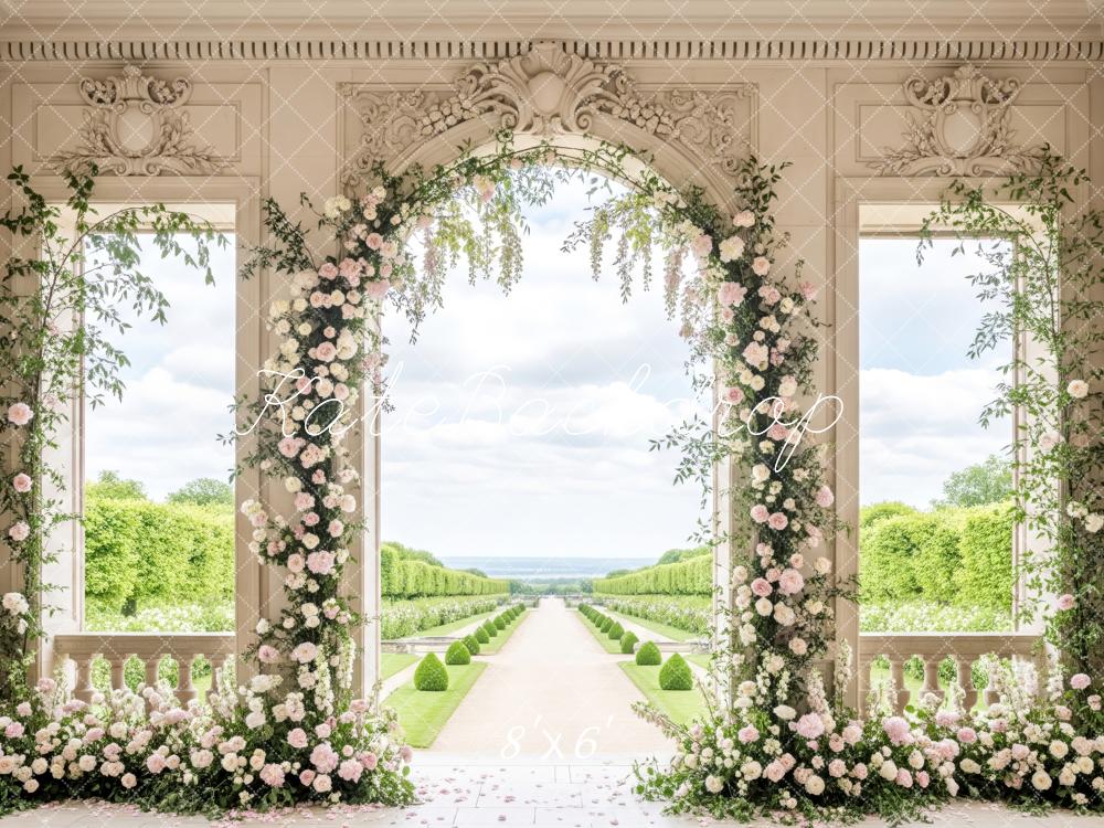 Kate Spring Floral Arch Garden Backdrop Designed by Patty Robert - Image 3