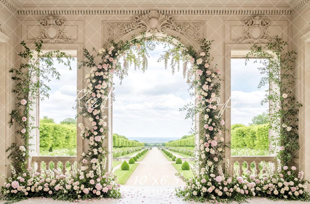 Kate Spring Floral Arch Garden Backdrop Designed by Patty Robert - Image 4